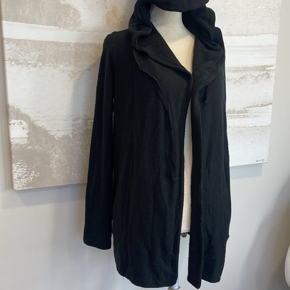 Z supply hooded open cardigan with pockets - Picture 2 of 4